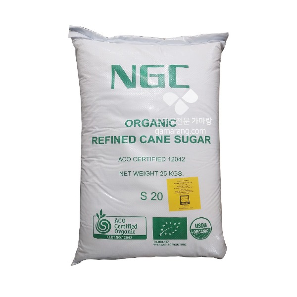 태국산 유기농 백설탕 25kg 유기농설탕