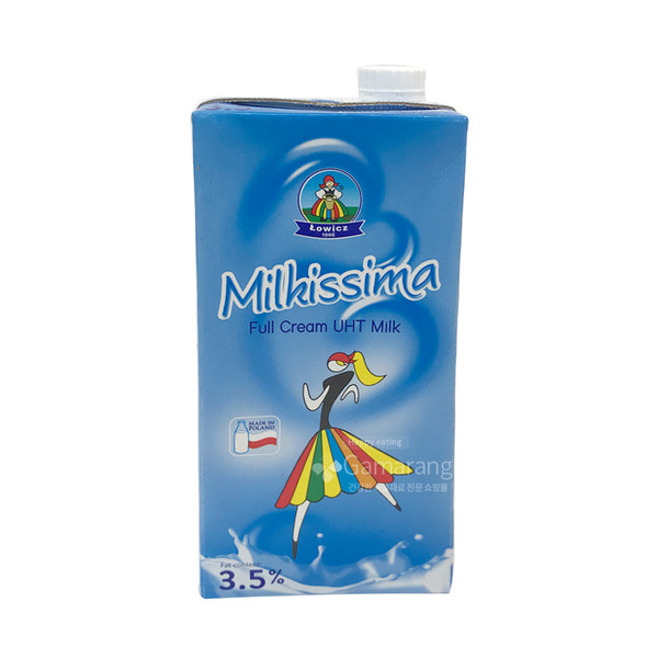 Milkissima,밀키스마우유1000Lx12개입,공정화우유,멸균우유,밀키스마우유