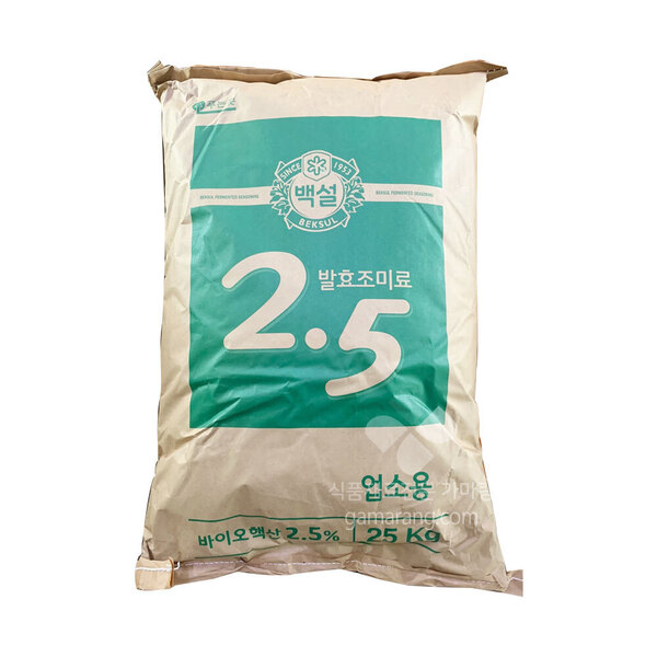 CJ제일제당,발효조미료2.5 25kg,대용량,바이오핵산2.5