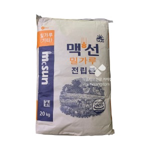 맥선 고운통밀가루 20kg 동아원 통밀가루